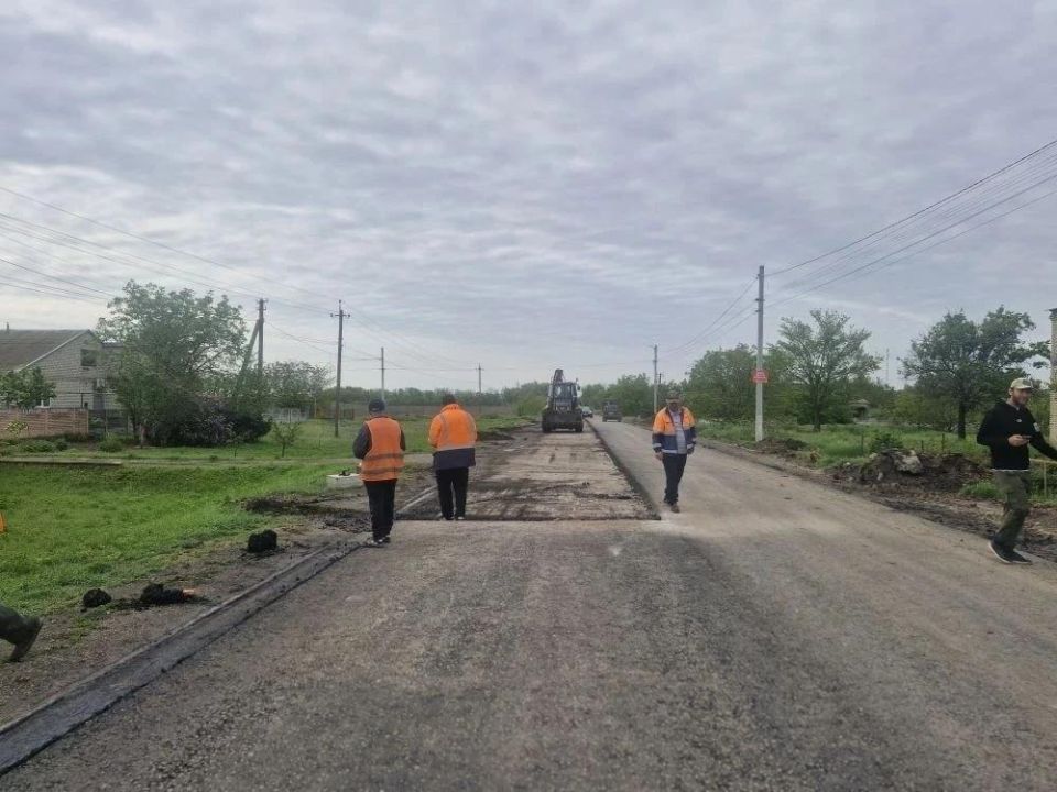 В Тавричанке Каховского округа начался капремонт дорог на трех улицах