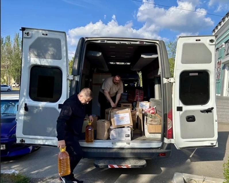 Администрация и детские сады Новотроицкого округа получили 2,5 тонны гуманитарной помощи от Краснодарского края