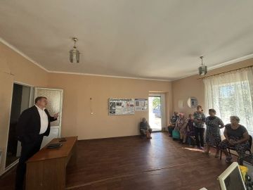 В селе Нововасильевка мною был проведен личный прием граждан