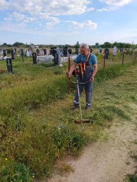 Работы по благоустройству в Геническом округе: 25 мая