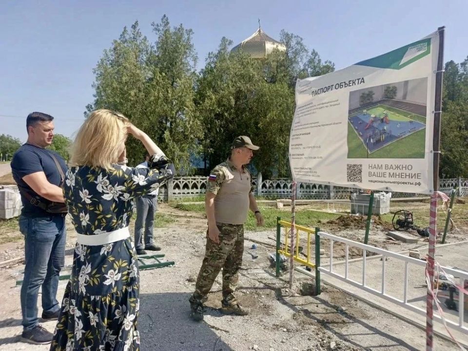 Еще немного и у каланчакской детворы появится новое место для игр!