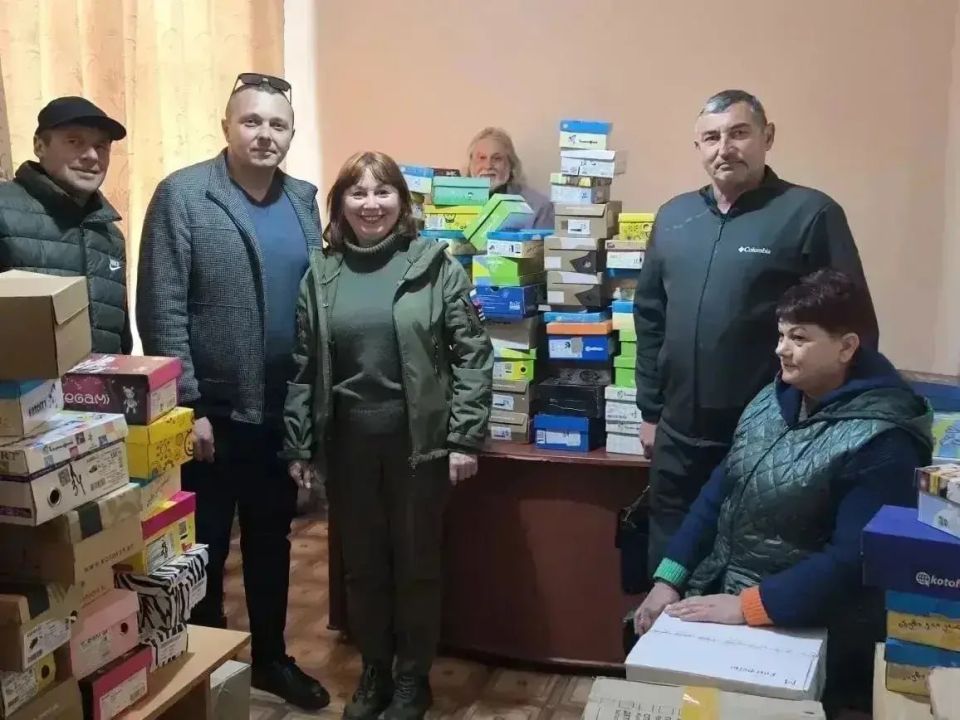 Волонтеры Центра гуманитарной помощи Новороссийска передали более 300 кг помощи многодетным и нуждающимся семьям Великолепетихского округа