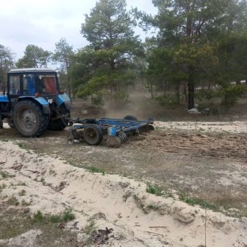 В лесхозах Херсонской области пропахивают минерализованные полосы