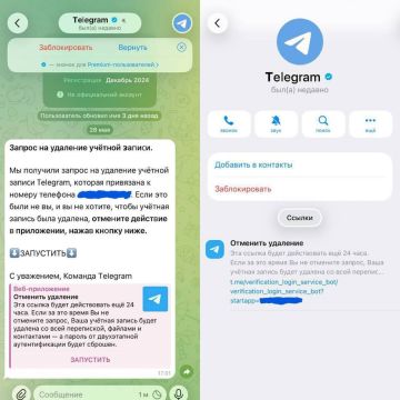 ��������� ������� ��������� �������� ����������� �� �������� ��������� � Telegram