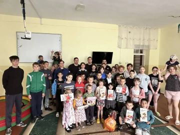 Воспитанников Новокиевского социально-реабилитационного центра для несовершеннолетних поздравили с Международным днем защиты детей