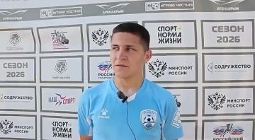 #интервью_Содружество дал игрок ФК «Фрегат» (Херсонская область) Тимур Маннабов