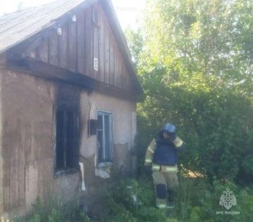 Пожар в частном доме произошел в селе Красное Скадовского округа