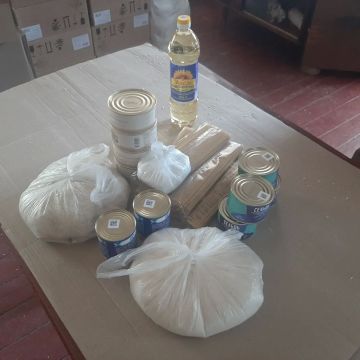 500 продуктовых наборов были переданы жителям села Чернянка