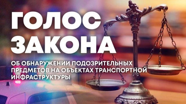 Алгоритм действий при обнаружении подозрительных предметов — в программе "Голос закона"
