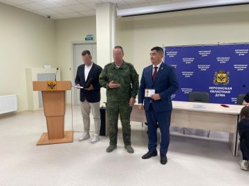 Энвер Абдураимов: Награждён медалью Министерства обороны РФ «Долг и обязанность»