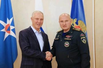 Губернатор Владимир Сальдо провел рабочую встречу с главой МЧС