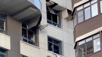 Кадры последствий атаки БПЛА ВСУ в Краснодаре