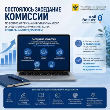 Владимир Сальдо: Социальное предпринимательство в Херсонской области набирает обороты!