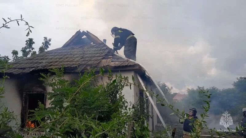 Пожар в индивидуальном жилом доме произошел в Красном Скадовского округа