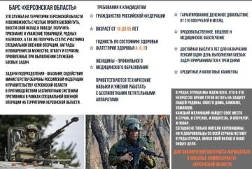 В Херсонской области формируется добровольческий отряд «БАРС-Херсон»