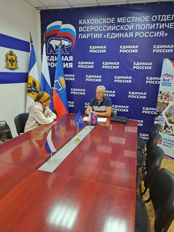 Приём граждан провел депутат Каховского Совета депутатов Игорь Филипчук