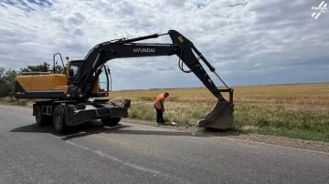 Завершён ремонт дороги Чаплинка – Аскания-Нова – Хлебодаровка