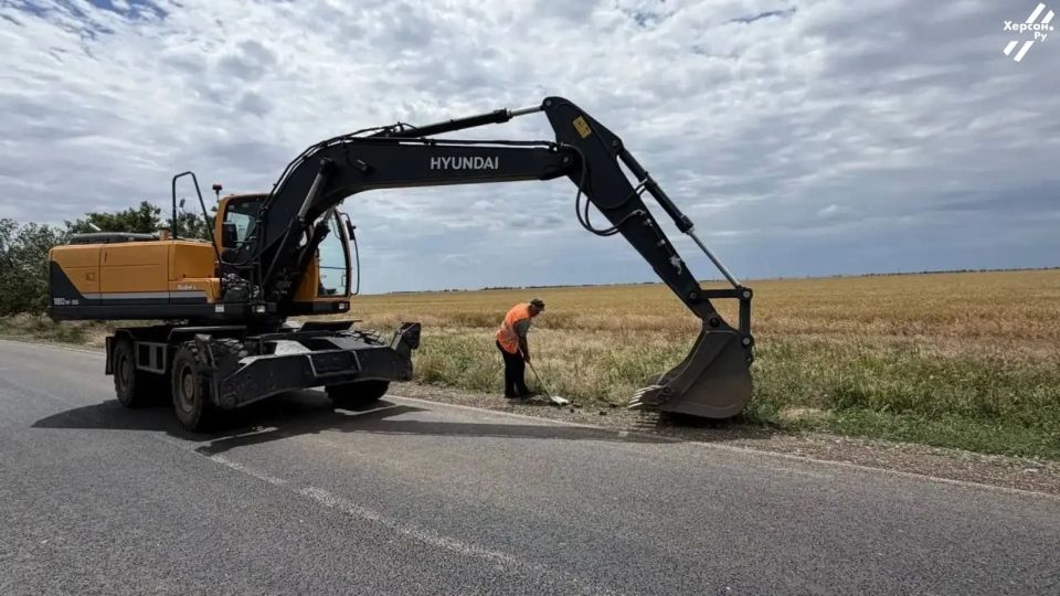 Завершён ремонт дороги Чаплинка – Аскания-Нова – Хлебодаровка