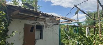 В Лазурном БпЛА атаковал дом одинокого пенсионера: без жертв