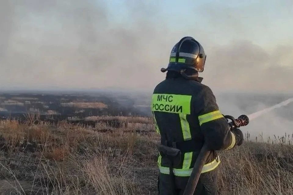 За сутки в Херсонской области потушили два ландшафтных пожара