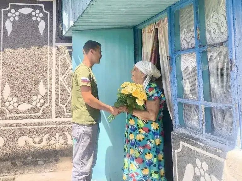 Ветерана в Горностаевском округе поздравили с 95-летием!