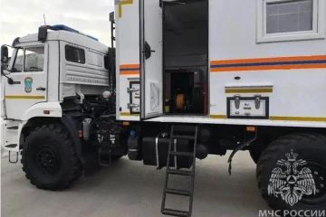 В Херсонской области спасатели отработали оповещение населения при ЧС