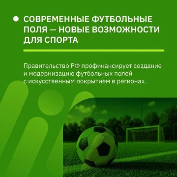 В регионах России начнут массово появляться современные футбольные поля с искусственным газоном