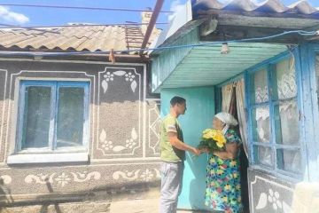 Ветерана войны поздравили с 95-летием в Херсонской области