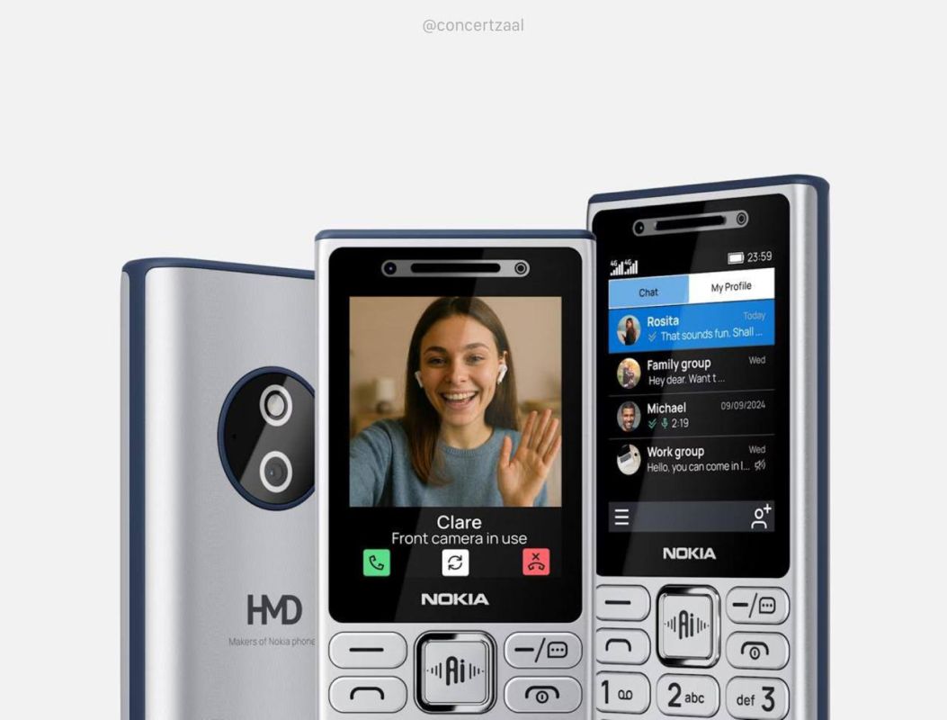 Кнопочные Nokia теперь с ИИ