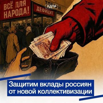 ЛДПР требует защитить вклады граждан от любых попыток изъятия