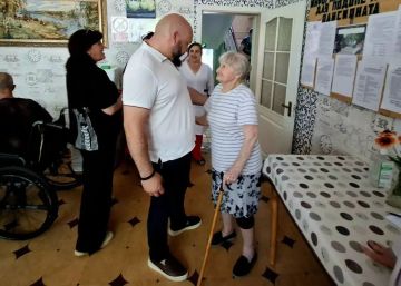 Уполномоченный по правам человека Херсонской области проверил условия проживания в Чаплинском гериатрическом пансионате