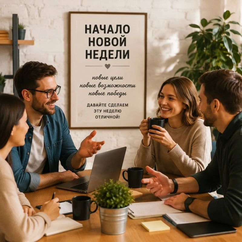 Доброе утро и отличное настроение! Начинаем новую неделю вместе!
