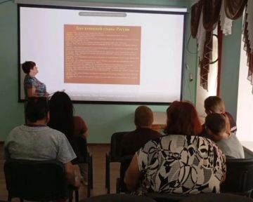 В Дудчинской сельской библиотеке прошёл час воинской славы "Чесменское сражение"