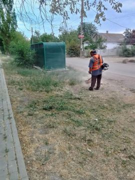 Благоустройство Генического округа: работа продолжается каждый день