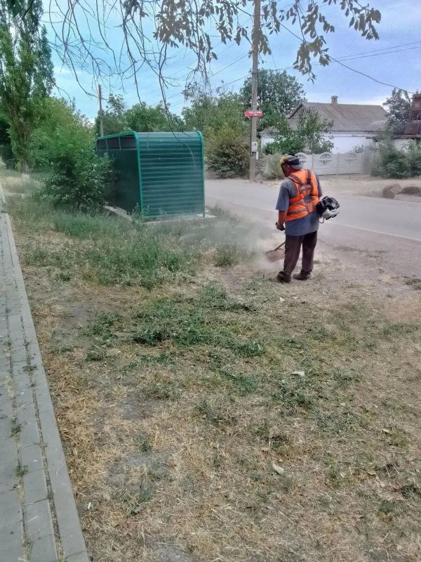 Благоустройство Генического округа: работа продолжается каждый день