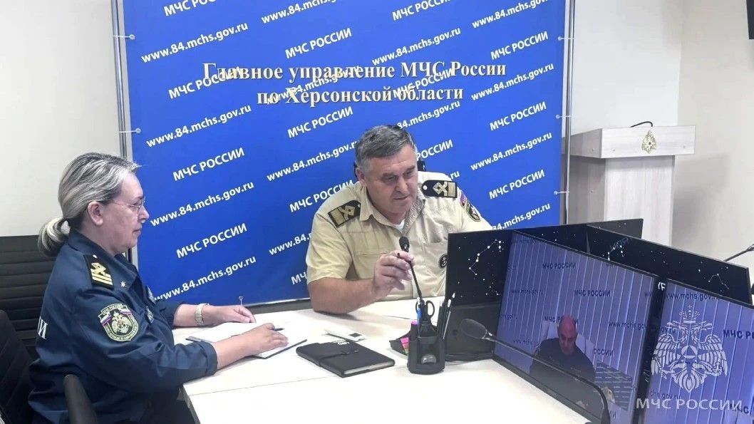 Инспекторский состав ГИМС Главного управления МЧС России по Херсонской области принял участие во Всероссийском селекторном совещании по проблемным вопросам безопасности на водных объектах в летний период