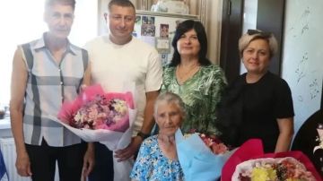 Жительница села Скалистое отметила столетний юбилей