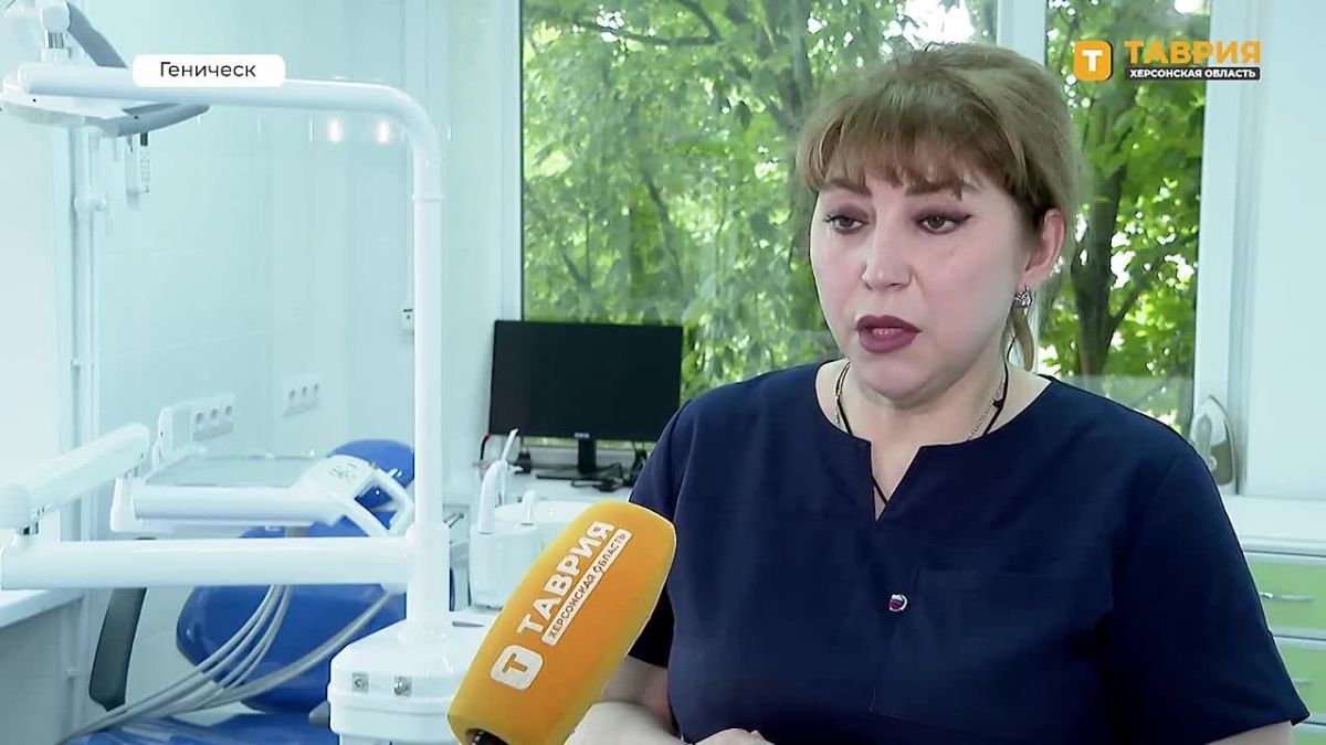 Более 100 пациентов приняла челюстно-лицевой хирург за две недели в Генической ЦРБ