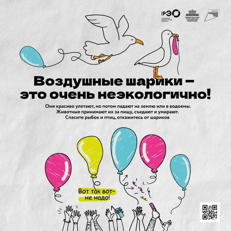 Воздушные шарики: красивый полёт с опасным финалом