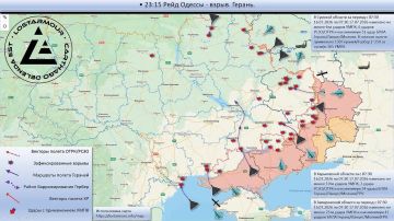 Анимированная схема ударов по территории Украины 07:30 16 июля 2026 – 07:30 17 июля 2026 года