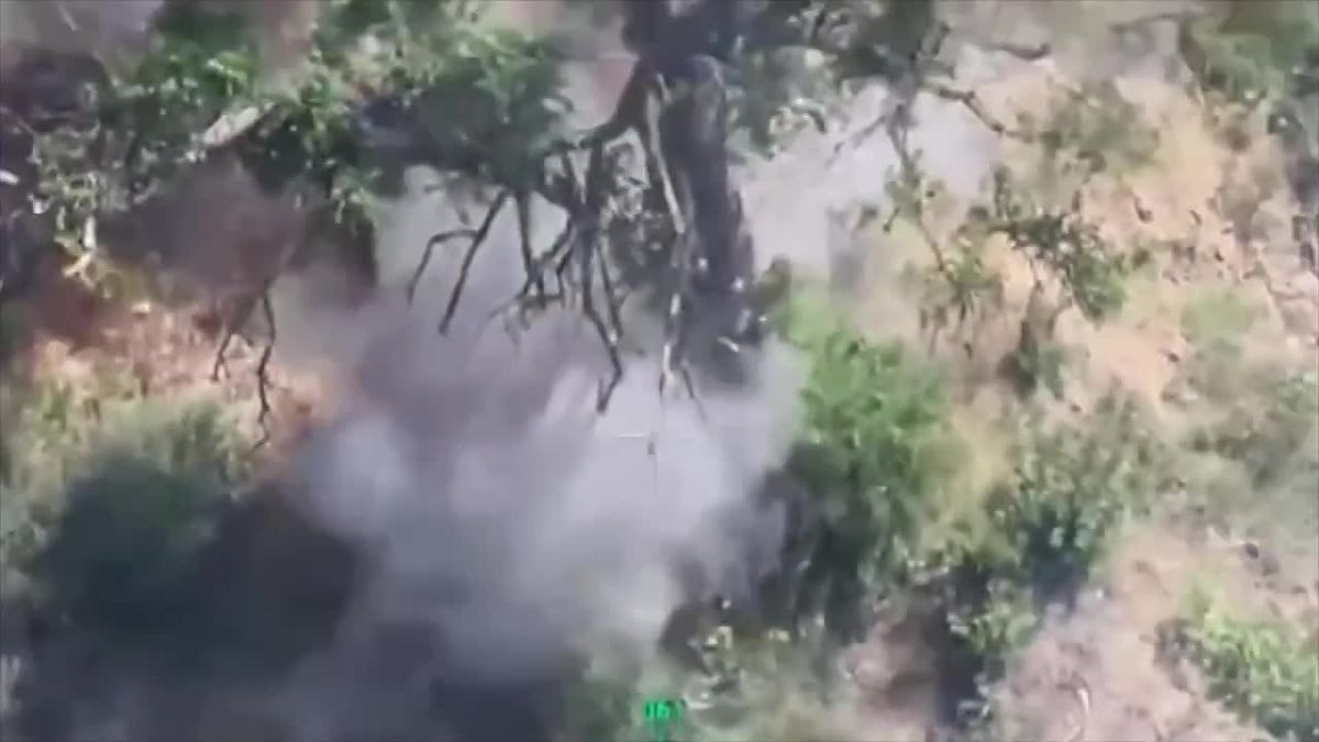 Кадры уничтожения военных объектов ВСУ операторами ударных БпЛА ульяновских десантников