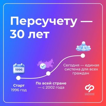 Персонифицированному учету — 30 лет