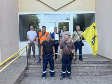 В Чаплинском муниципальном округе наградили бригаду МП «Водоканал города Рязани»