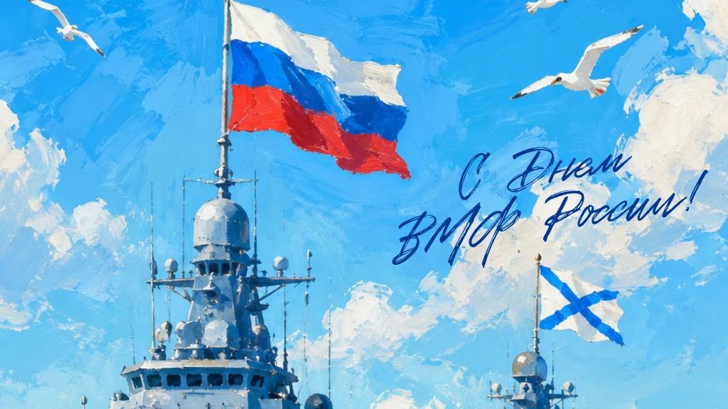 Сегодня вся страна отмечает День Военно-морского флота!