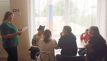 В Красноперекопской библиотеке для детей прошла увлекательная познавательно-игровая программа под названием «А у нас в гостях загадки»