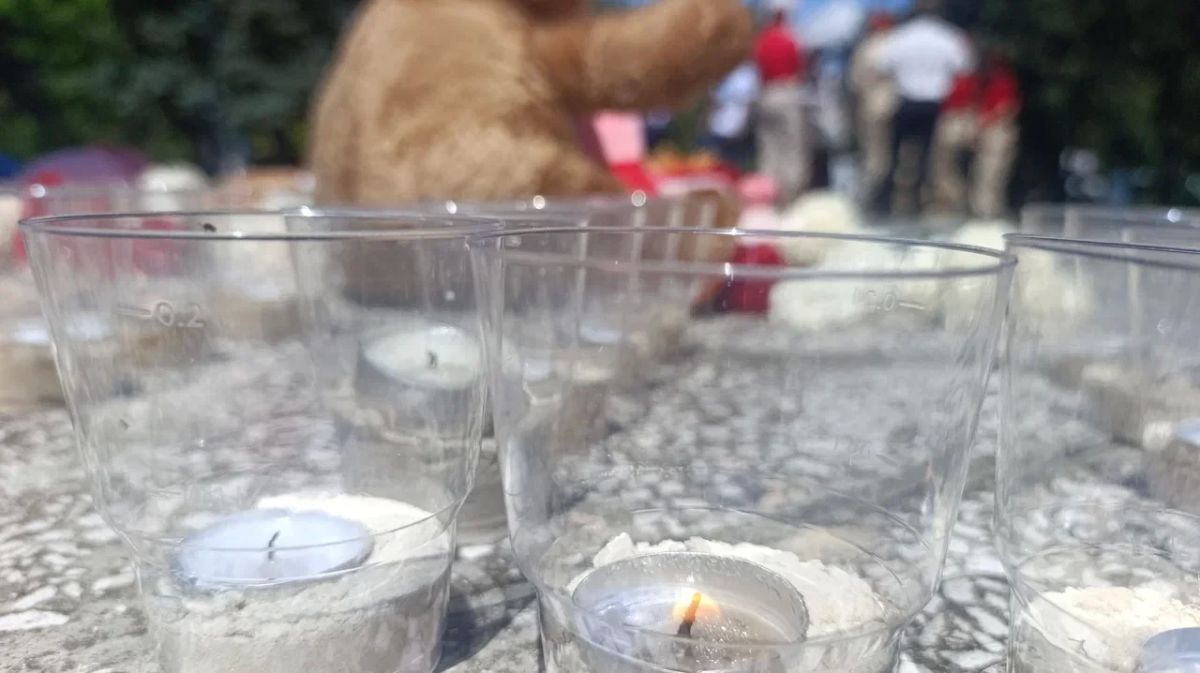 В Геническе почтили память детей – жертв войны в Донбассе