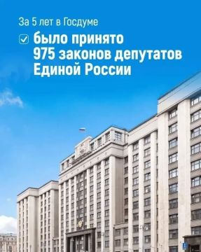 Татьяна Томилина: За пять лет работы Госдумы VIII созыва фракция Единой России разработала и провела 975 законов