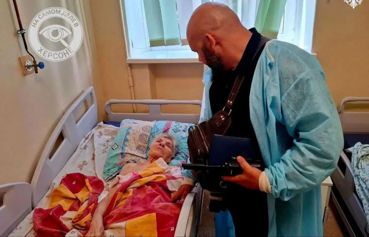 Пожилую женщину с инвалидностью эвакуировали из прифронтовой Абрикосовки