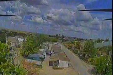 Херсонское направление.. н.п.Камышаны. Премия Дарвина. Точка двойного назначения укрытая фортификационными сооружениями с машиной доставляющей грузы двойного назначения