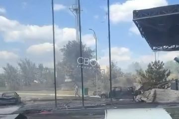 В Широком под Кривым Рогом трое погибших в результате удара по АЗС, среди которых ребенок